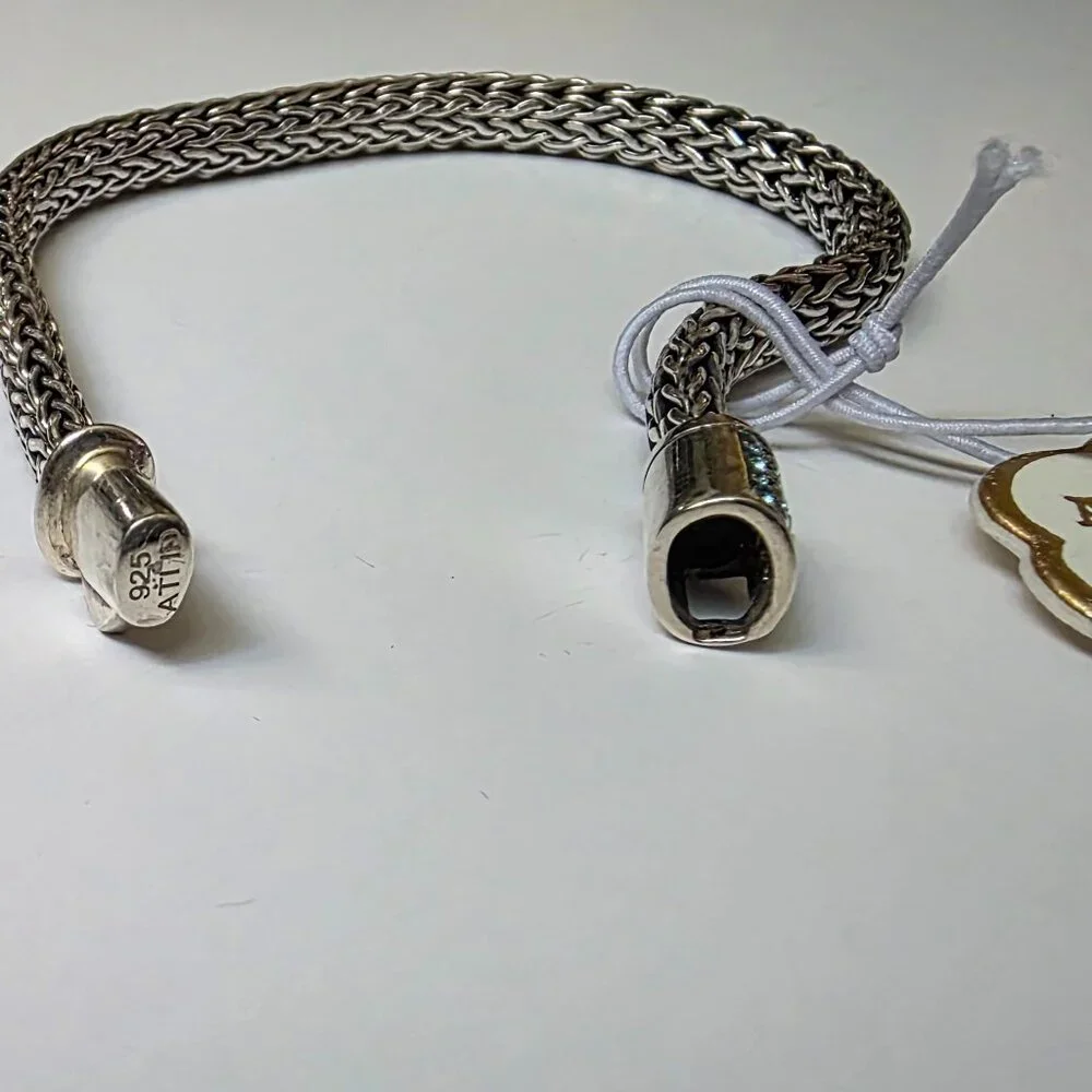 ANNIKA WITT Sterling Silver Semiprecious Stone Chain Bracelet - Picture 12 of 15